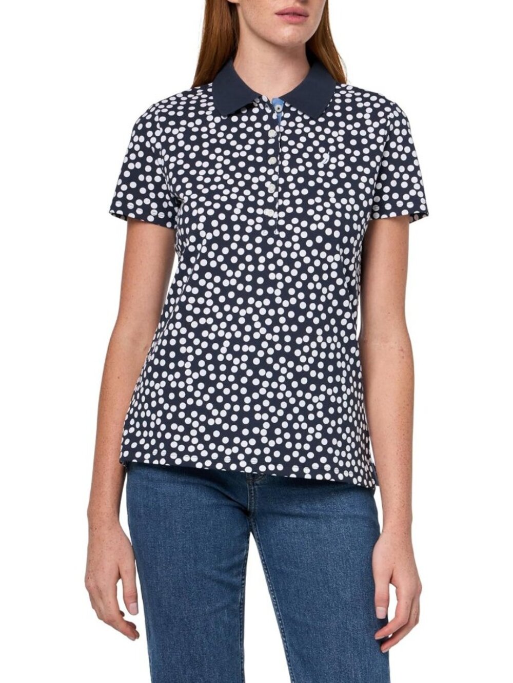 Women's Short Sleeve Cotton Polo Shirt - Casual, Comfortable, Versatile Top